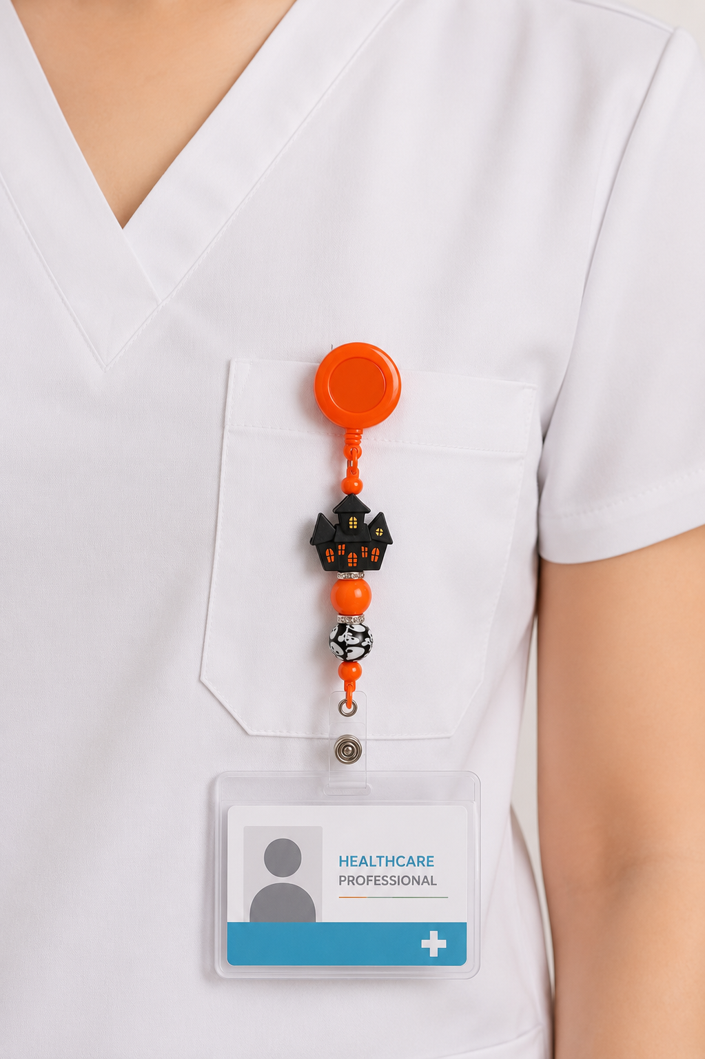 Haunted House Halloween Badge Reel