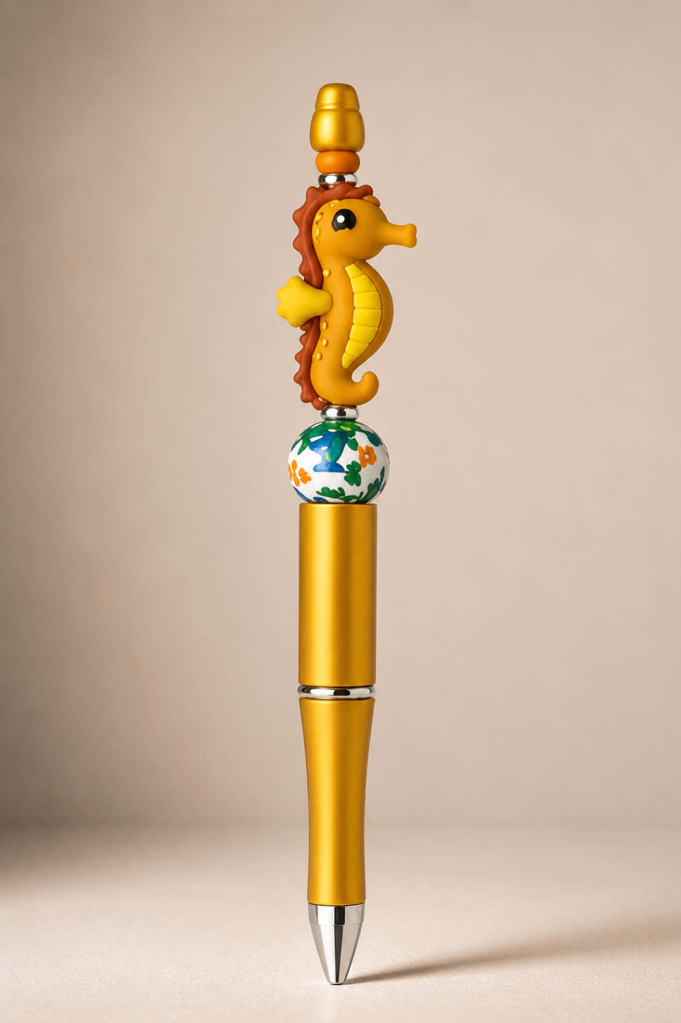 Golden Seahorse Dream Pen