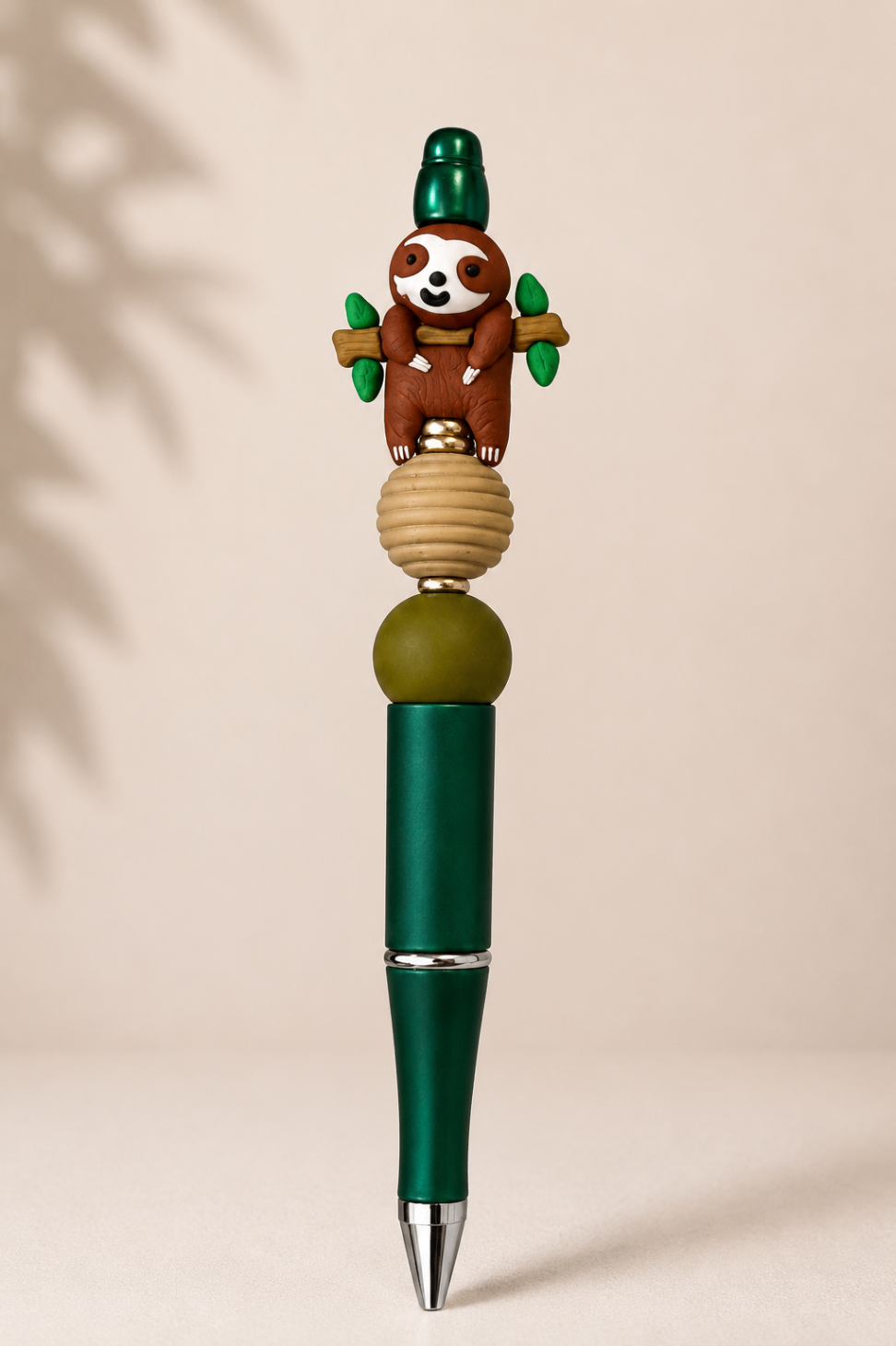 Sloth Beaded Pen