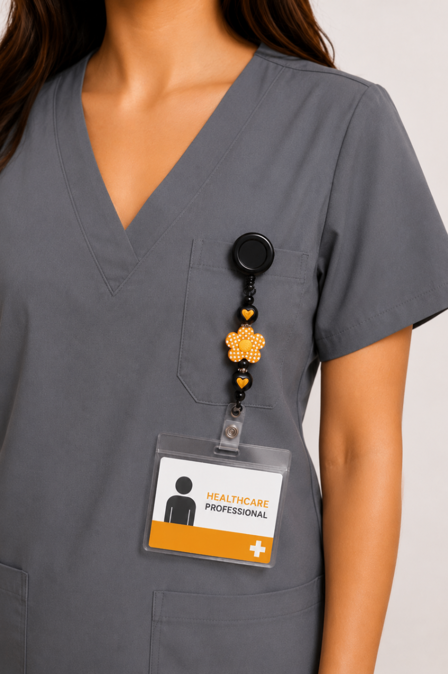 Midnight Marigold Badge Reel