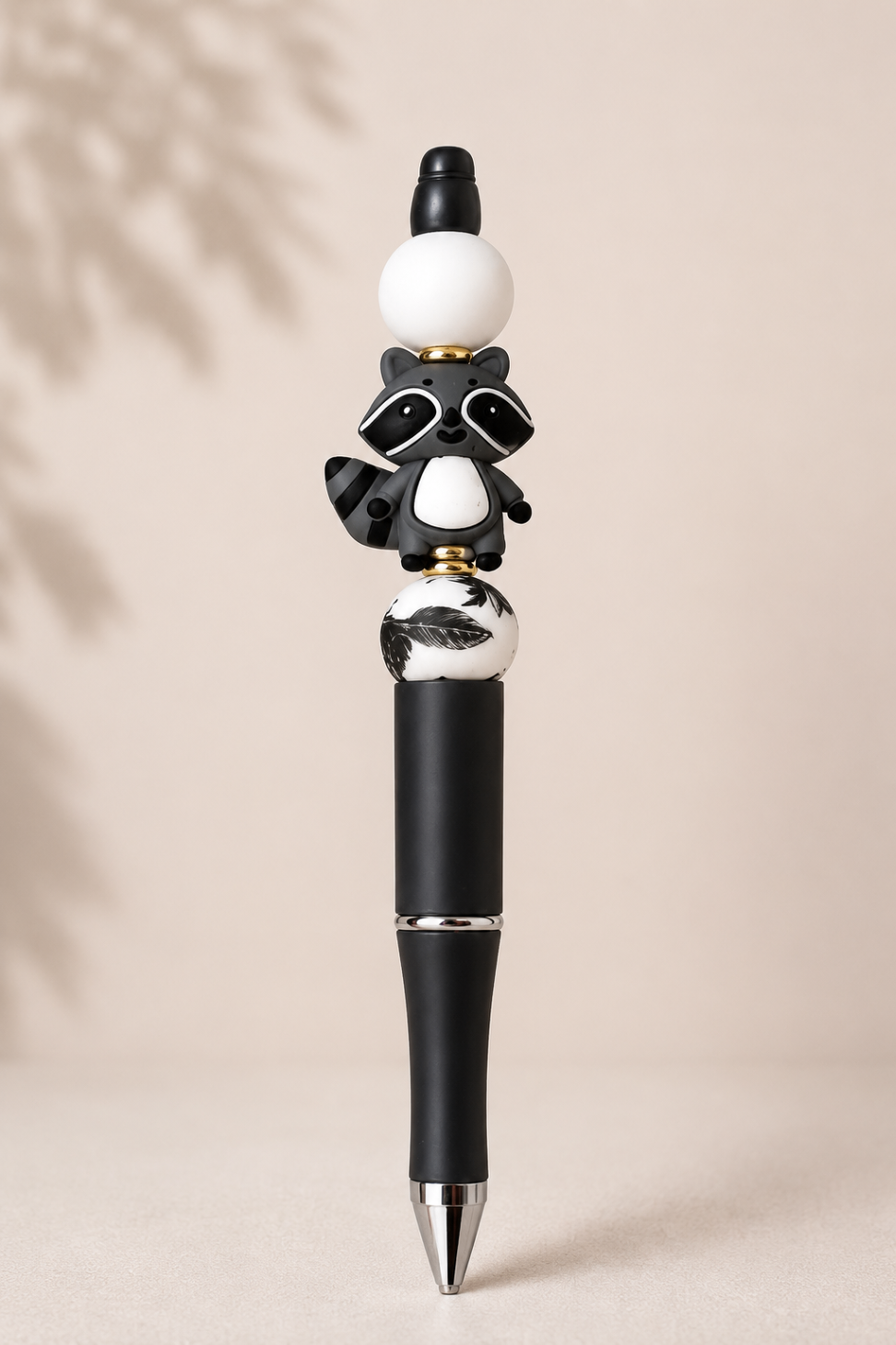 Raccoon Beaded Pen
