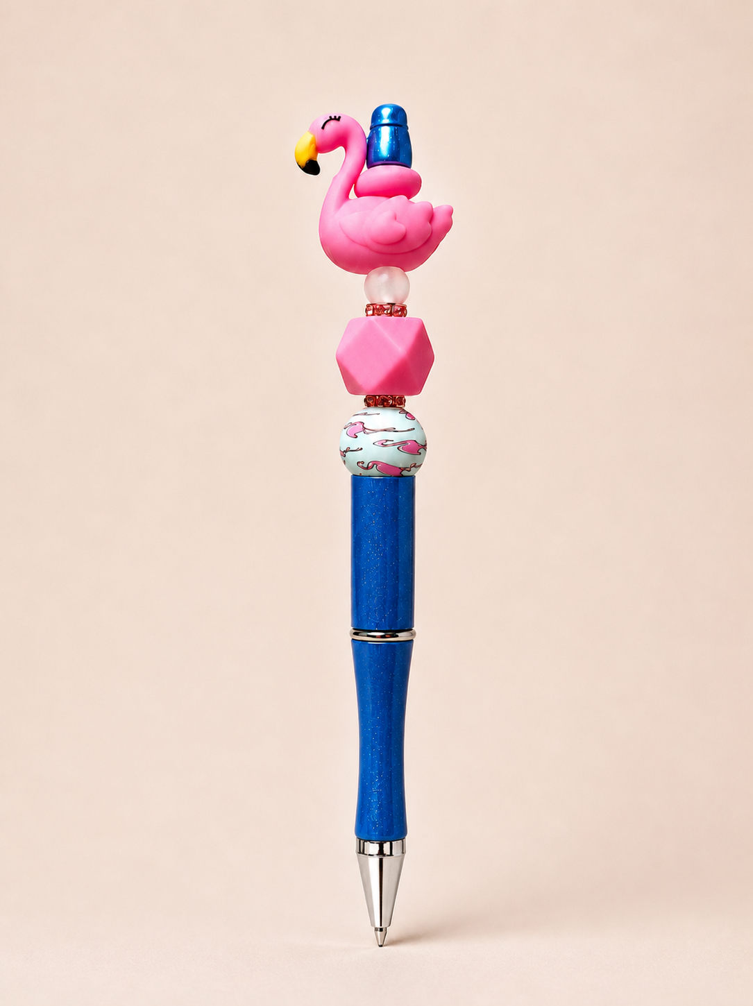 Pink Flamingo Charm Pen