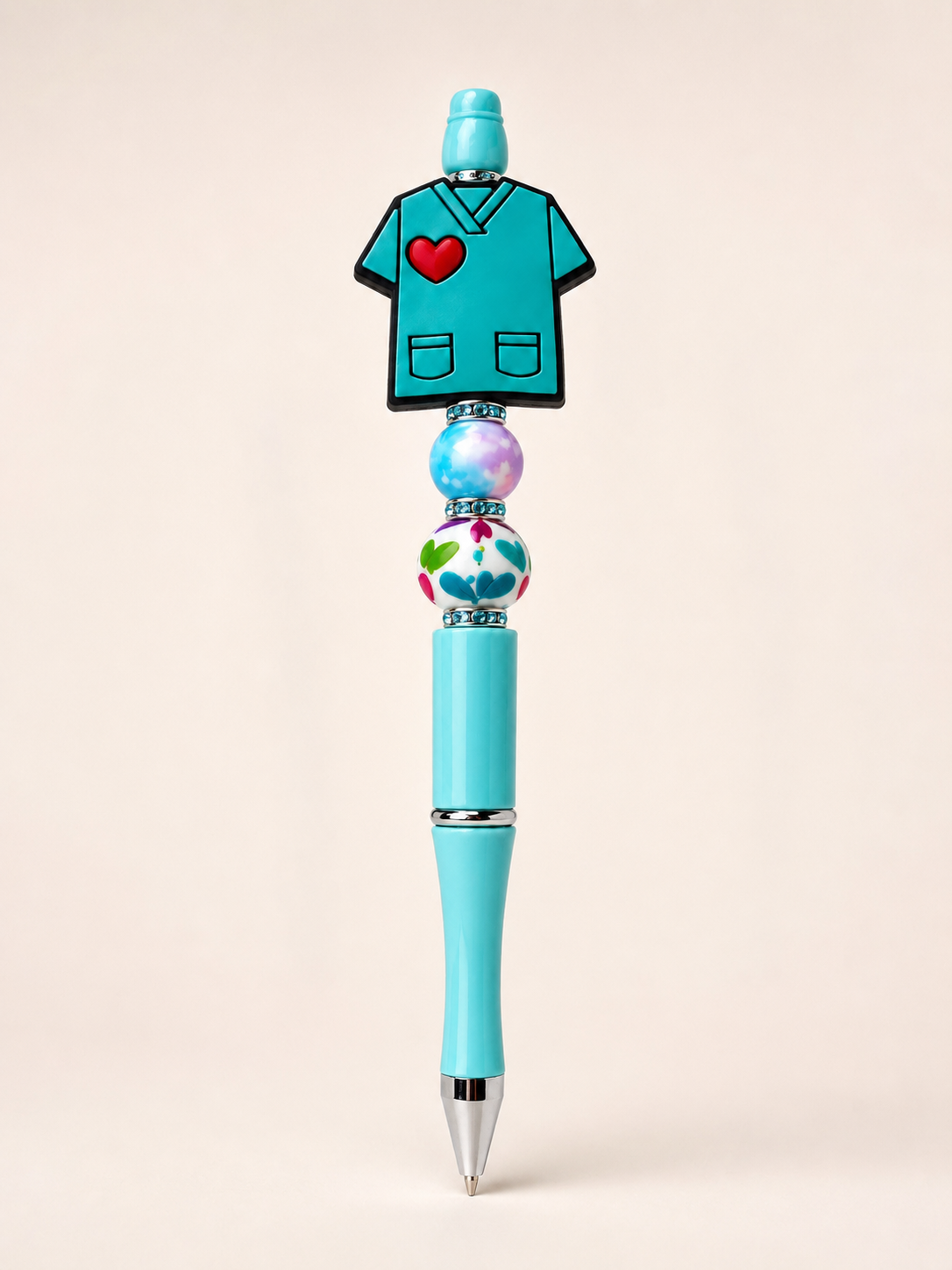 Aqua Scrubs Heart Pen