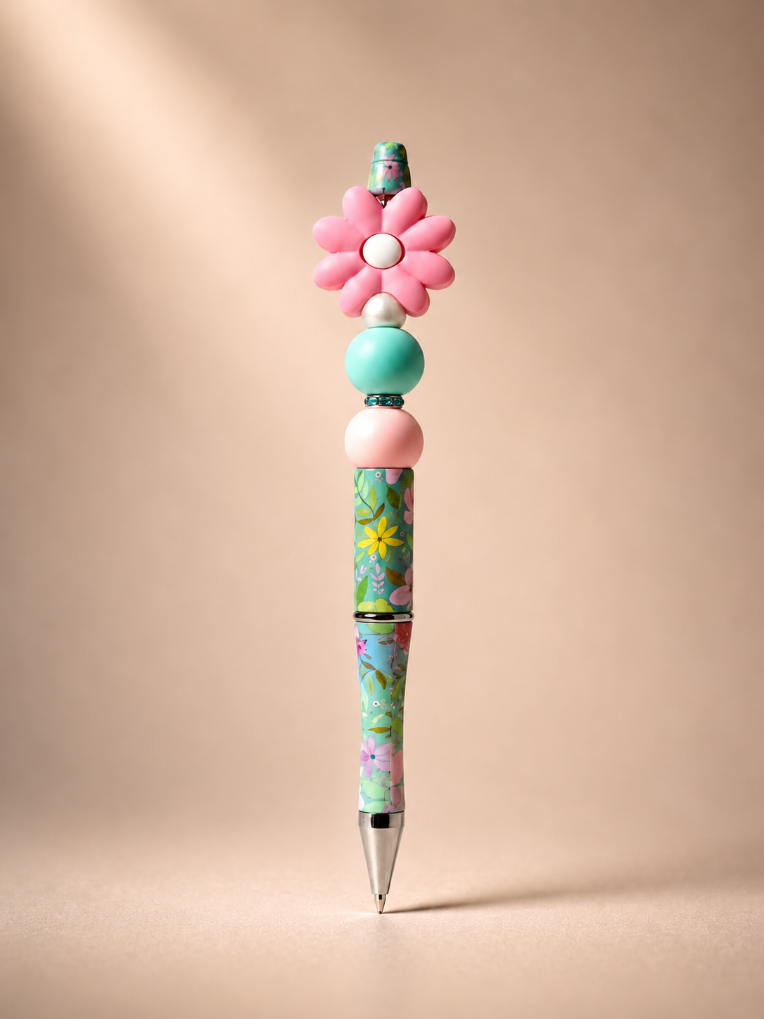 Pink Daisy Bloom Pen