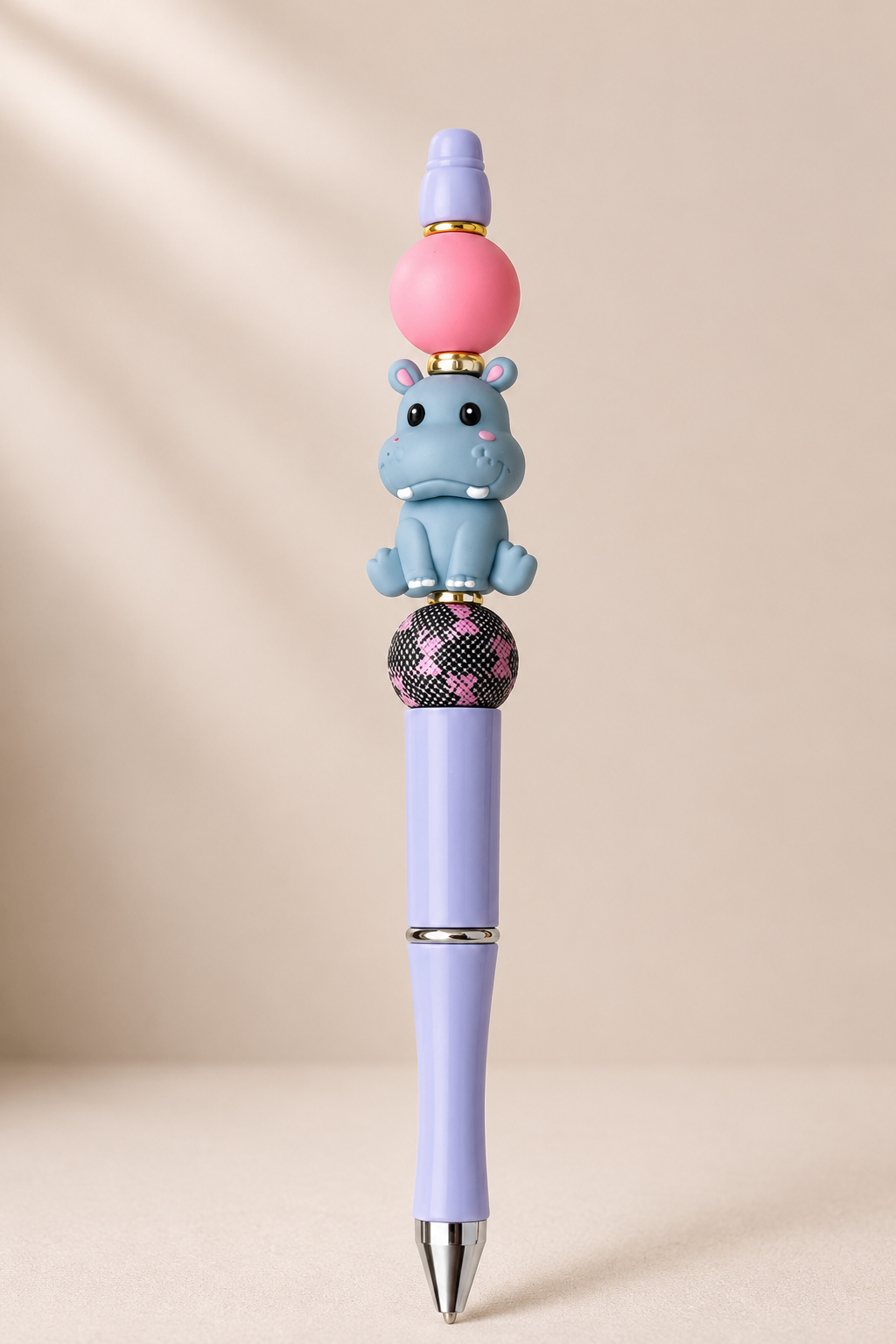 Cute Hippo Lavender Dream Pen