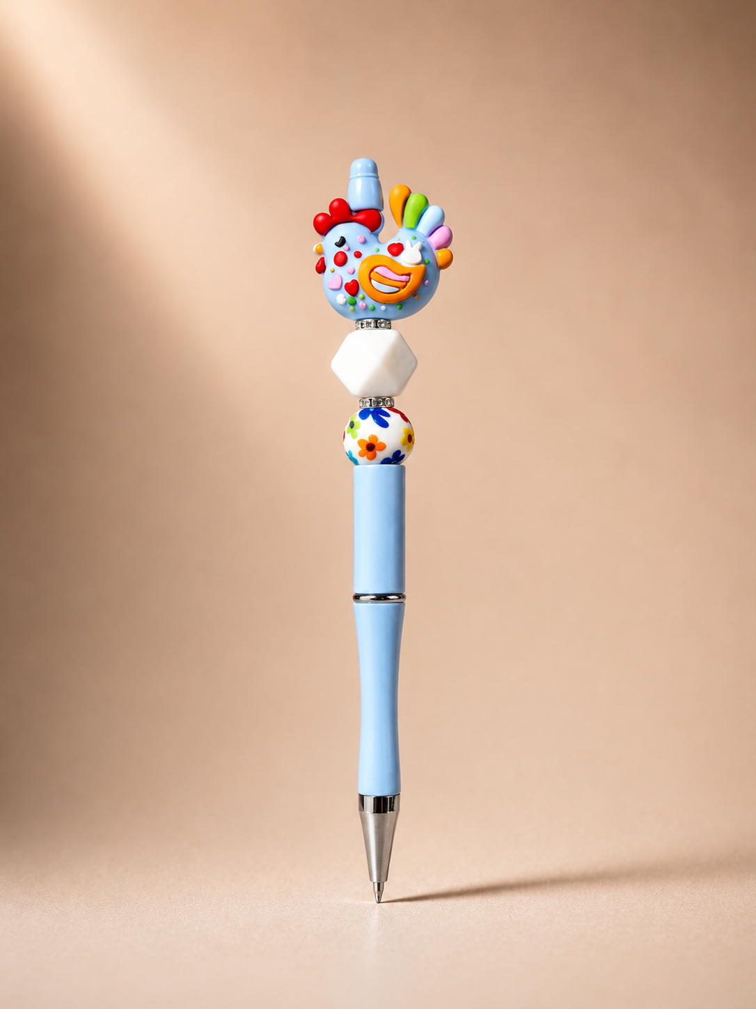 Rainbow Rooster Smile Pen